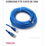 CORDON FTP CAT6 DE 10M