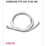 CORDONS FTP CAT6 DE 3M