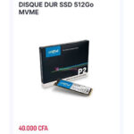 DISQUE DUR SSD 512Go MVME