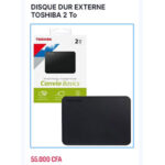 DISQUE DUR EXTERNE 2TERA TOSHIBA